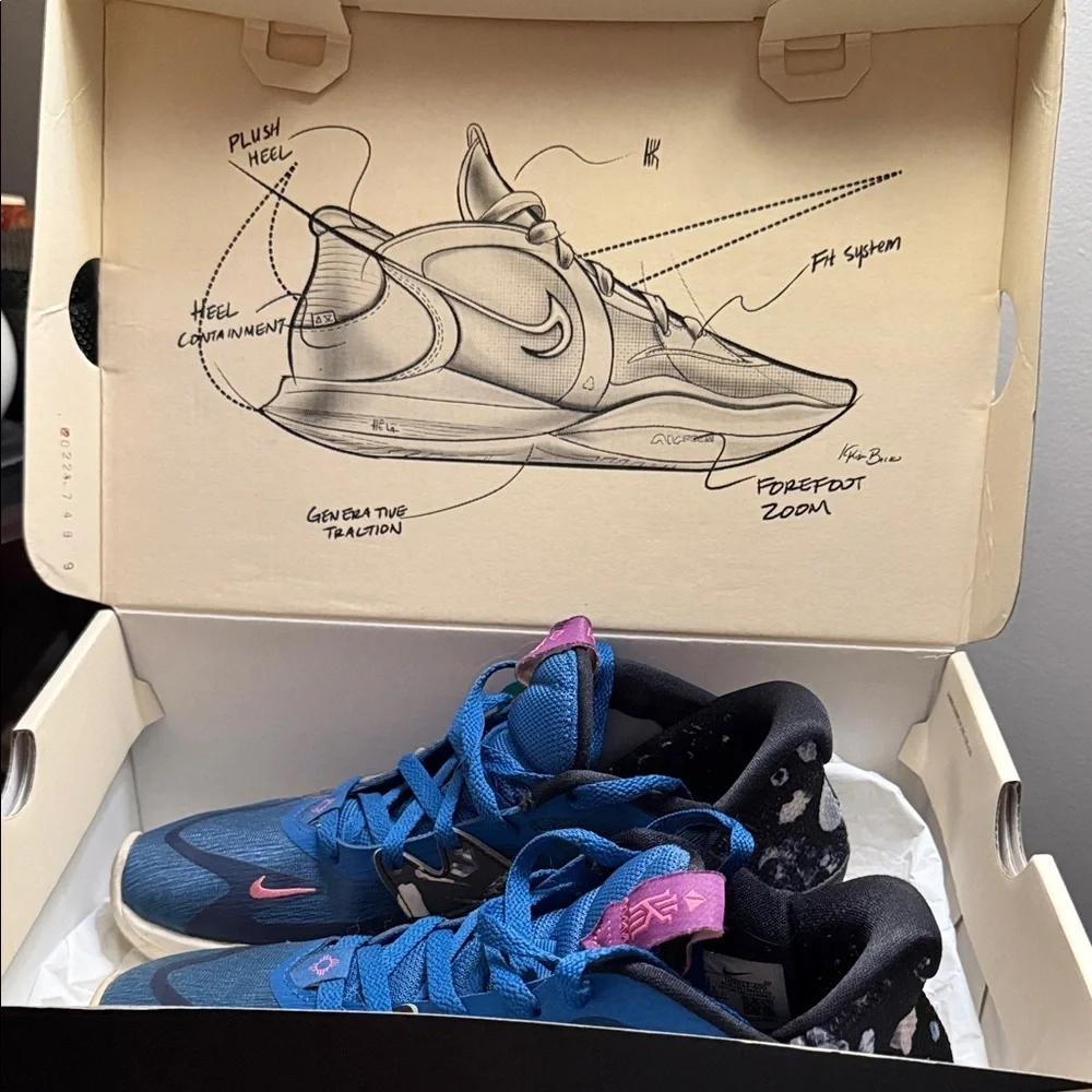 Nike Kyrie low 5 Marina Blue Basketball - Picture 5 of 6